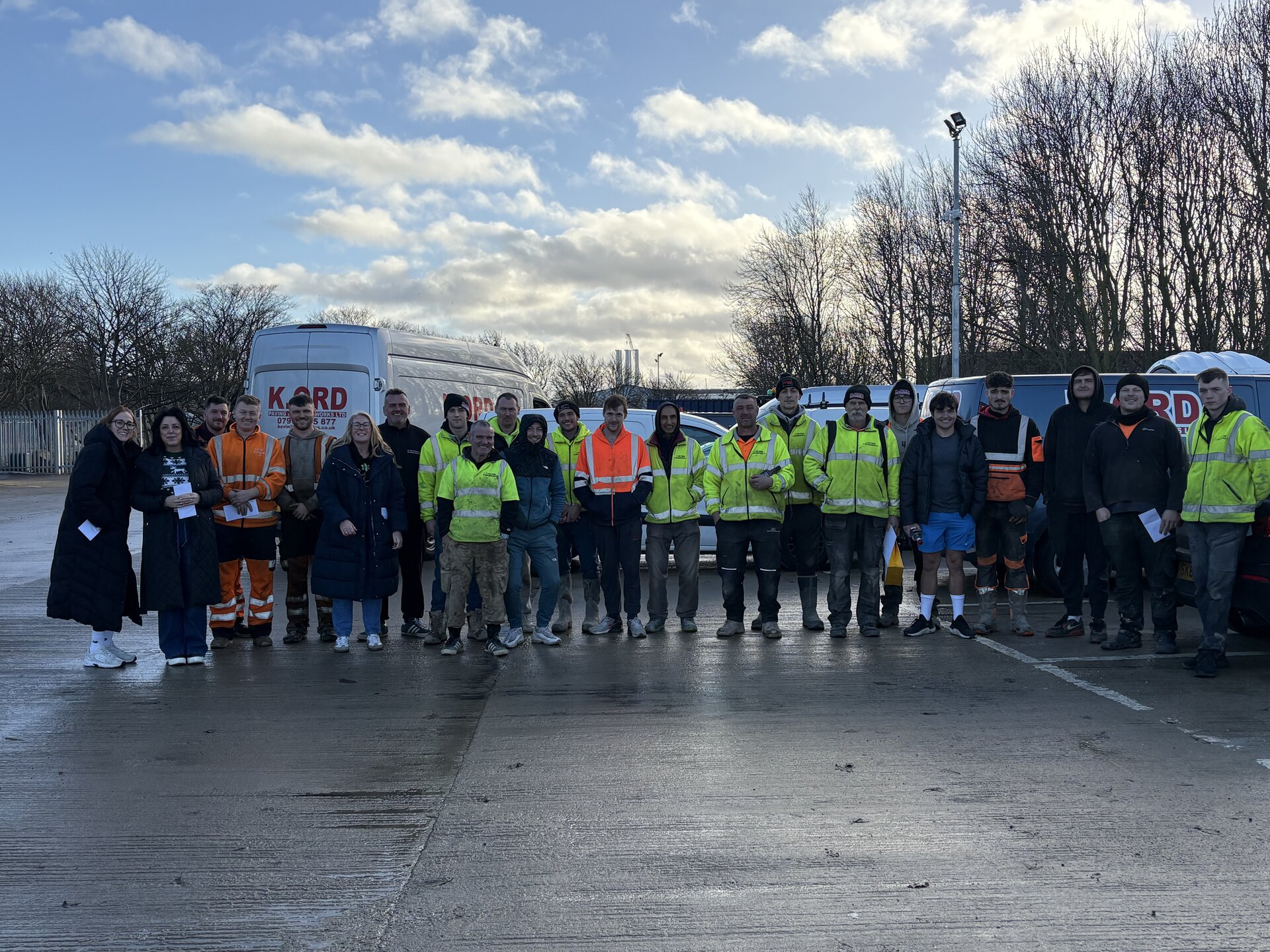 K. Ord fleet on site